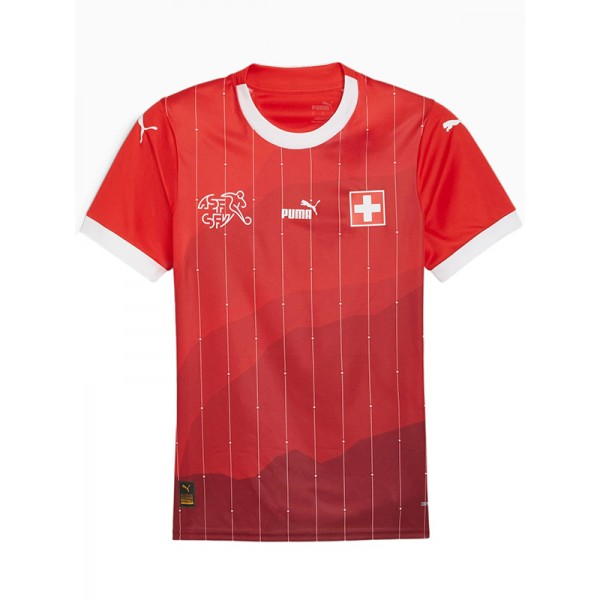Switzerland home jersey soccer uniform men's first football kit sports top shirt 2023-2024